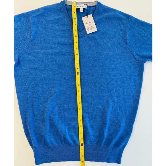 Peter Millar blue Crown Heritage Cashmere Sweater men’s M